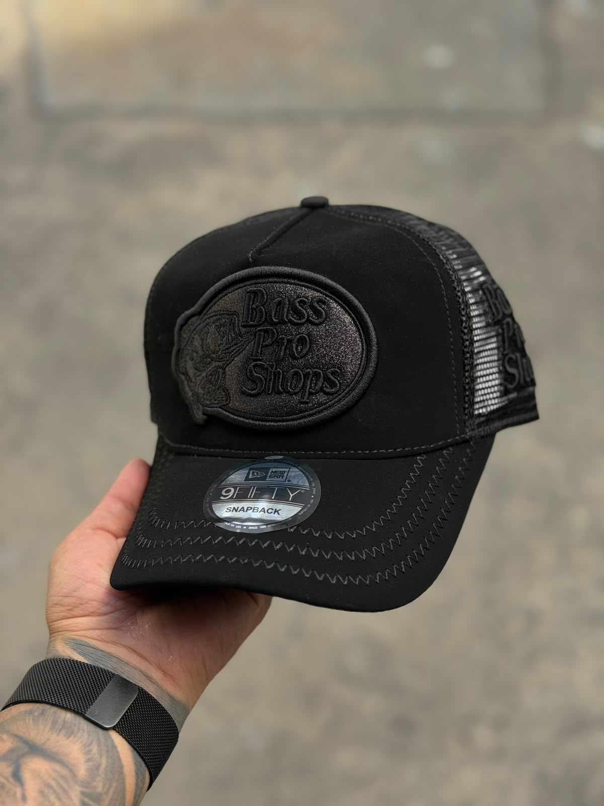 Gorra Bass Pro Shop Negra Trucker